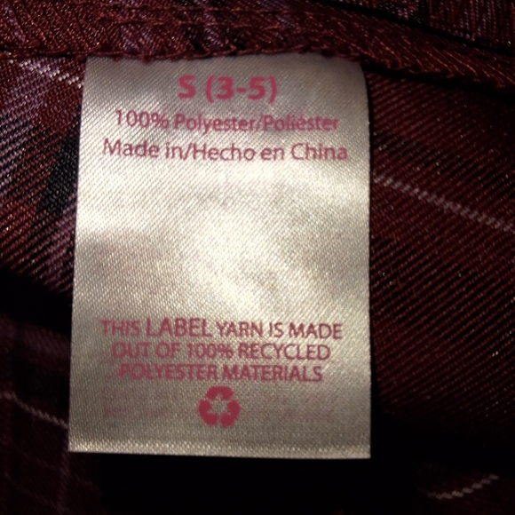 NWT No Boundaries Juniors Pleated Cos Burgundy Cheer School Girl Skirt Size S - Picture 9 of 9